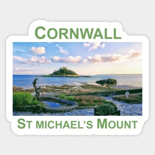 St Michael's Mount, Cornwall, Uk. Marazion, England Sticker